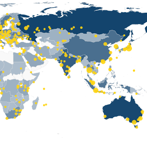 Internet Exchange Points Map